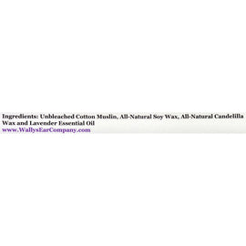 Wally's Ear Candles Lavender Paraffin - 4 Candles