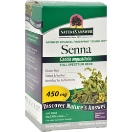 Nature's Answer Senna Leaf - 90 Capsules