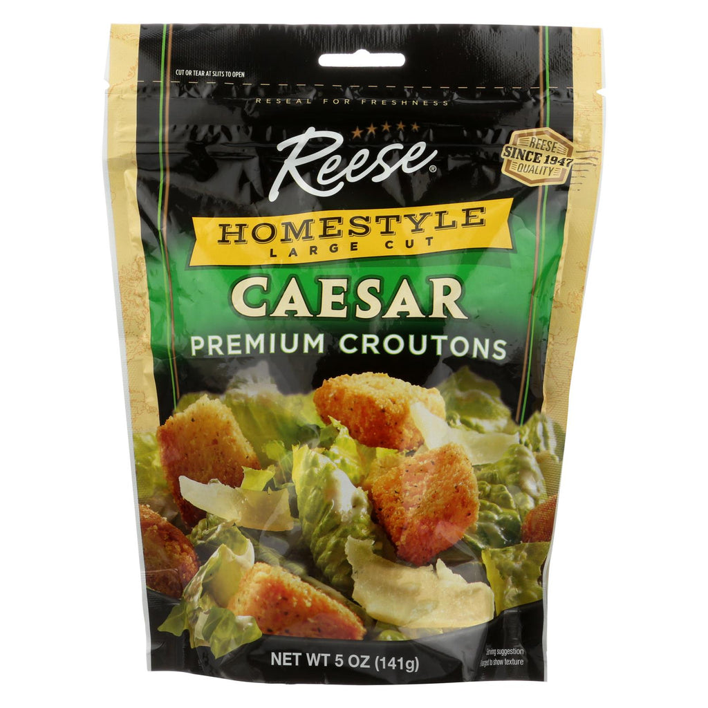 Reese Homestyle Caesar Croutons - Case Of 12 - 5 Oz.