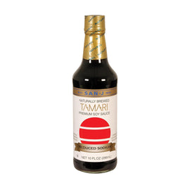 San - J Tamari Soy Sauce - Reduced Sodium - Case Of 6 - 10 Fl Oz.
