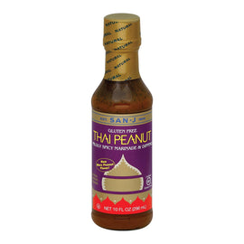 San - J Cooking Sauce - Thai Peanut - Case Of 6 - 10 Fl Oz.