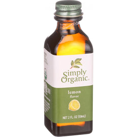 Simply Organic Lemon Flavor - Organic - 2 Oz