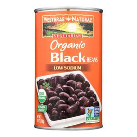 Westbrae Foods Organic Black Beans - Case Of 12 - 25 Oz.