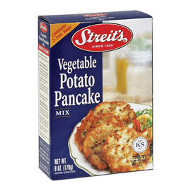 Streit's Pancake Mix - Vegetable Potato - Case Of 12 - 6 Oz.