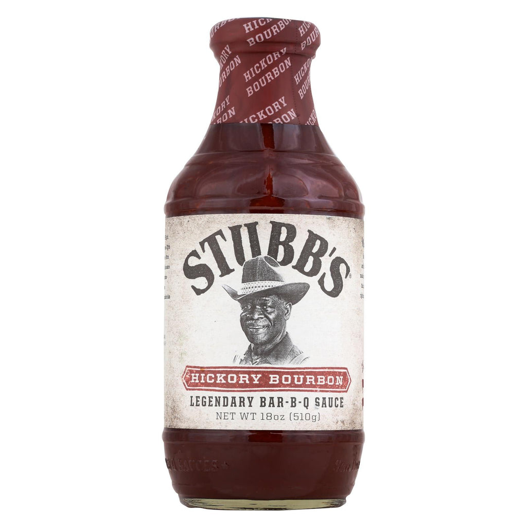 Stubb's Bbq Sauce - Hickory Bourbon - Case Of 6 - 18 Fl Oz.