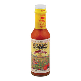 Try Me Yucatan Sunshine - Habanero Pepper Sauce - Case Of 6 - 5 Fl Oz.