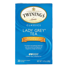 Twining's Tea Black Tea - Lady Grey - Case Of 6 - 20 Bags