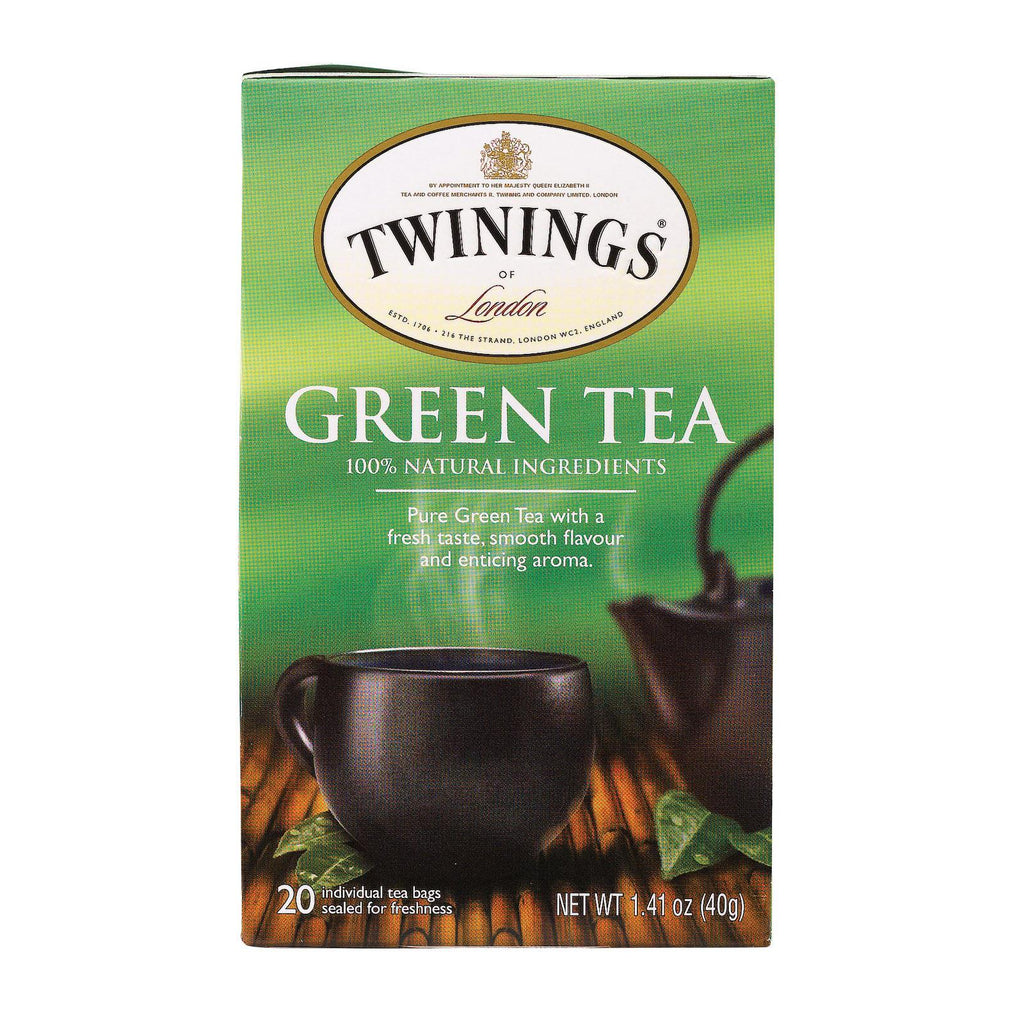 Twining's Tea Green Tea - Natural - Case Of 6 - 20 Bags
