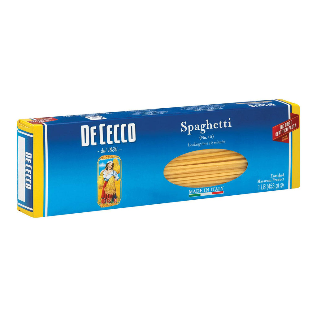 De Cecco Pasta Spaghetti Pasta - Case Of 20 - 16 Oz.
