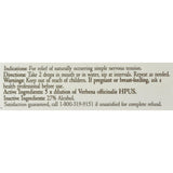 Bach Flower Remedies Essence Vervain - 0.7 Fl Oz