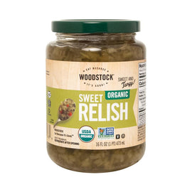 Woodstock Organic Sweet Relish - Case Of 12 - 16 Oz.