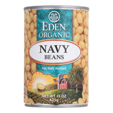 Eden Foods Navy Beans - Organic - Case Of 12 - 15 Oz.
