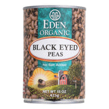 Eden Foods Organic Black Eyed Peas - Case Of 12 - 15 Oz.