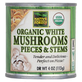 Native Forest Organic Mushrooms - Pieces And Stems - Case Of 12 - 4 Oz.