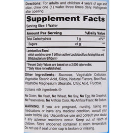 American Health Acidophilus And Bifidus Chewable Blueberry - 100 Wafers