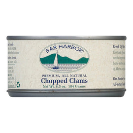Bar Harbor Chopped Clams - Case Of 12 - 6.5 Oz.