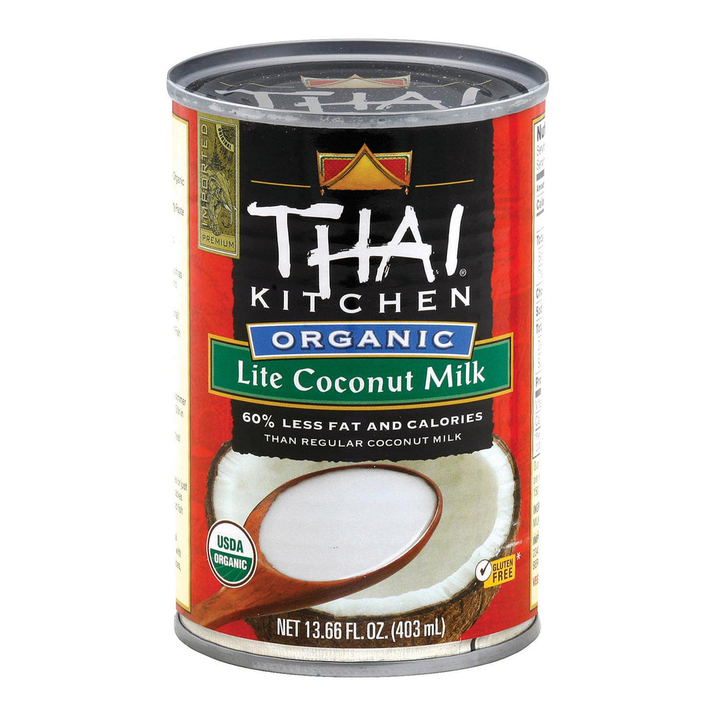 Thai Kitchen Organic Lite Coconut Milk - Case Of 12 - 13.66 Fl Oz.