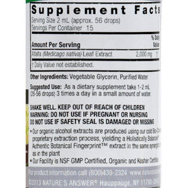 Nature's Answer Alfalfa Herb - 1 Fl Oz