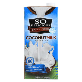 So Delicious Coconut Milk Beverage - Vanilla - Case Of 12 - 32 Fl Oz.