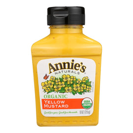 Annie's Naturals Organic Yellow Mustard - Case Of 12 - 9 Oz.