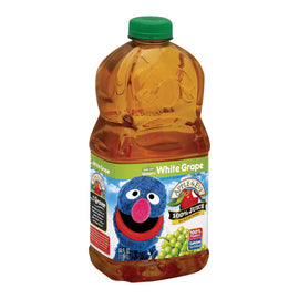 Apple And Eve Sesame Street 100 Percent Juice - Grover's White Grape - Case Of 8 - 64 Fl Oz.