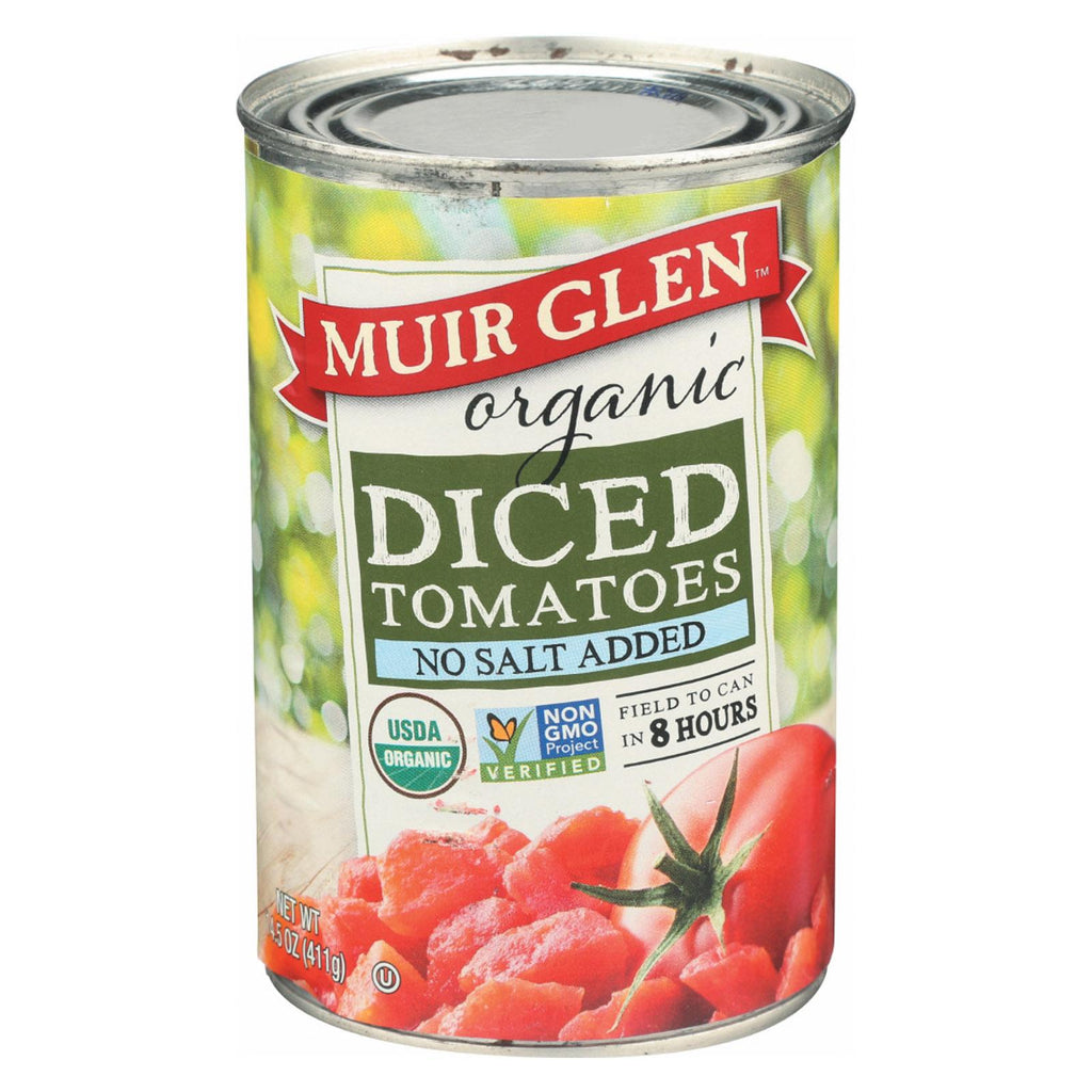 Muir Glen Diced Tomatoes - Tomato - Case Of 12 - 14.5 Oz.