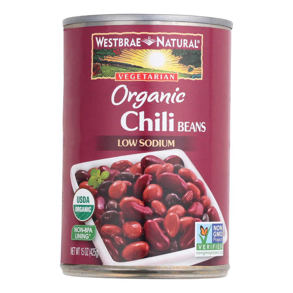 Westbrae Foods Organic Chili Beans, - Case Of 12 - 15 Oz.