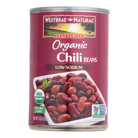 Westbrae Foods Organic Chili Beans, - Case Of 12 - 15 Oz.