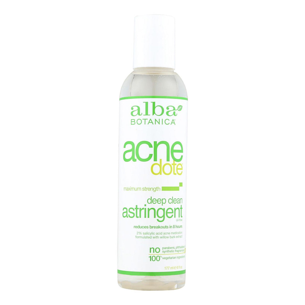 Alba Botanica Acnedote Deep Clean Astringent - 6 Oz