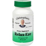 Dr. Christopher's Formulas Christopher's Original Formulas, Relax-eze, 440 Mg Each, 100 Veggie Caps - 100 Vcaps