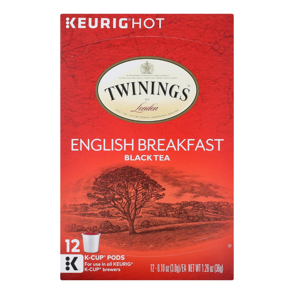 Twining's Tea Black Tea - English Breakfast - Case Of 6 - 12 Count
