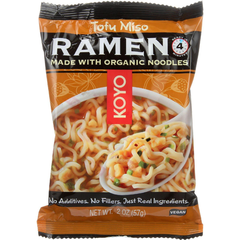 Koyo Ramen - Tofu Miso - Case Of 12 - 2 Oz.