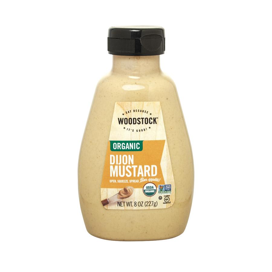 Woodstock Organic Mustard - Dijon - Case Of 12 - 8 Oz.