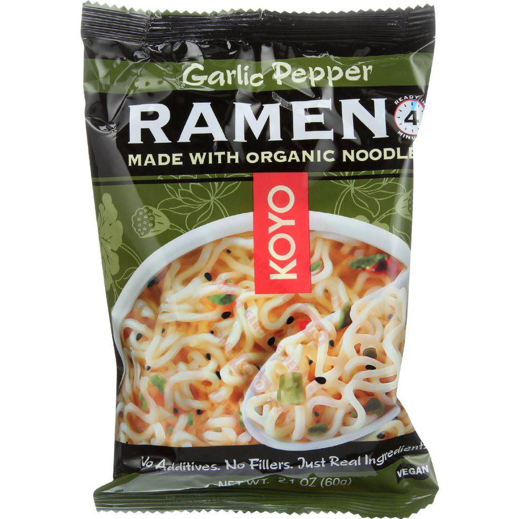 Koyo Ramen - Garlic Pepper - Case Of 12 - 2.1 Oz.