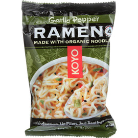 Koyo Ramen - Garlic Pepper - Case Of 12 - 2.1 Oz.