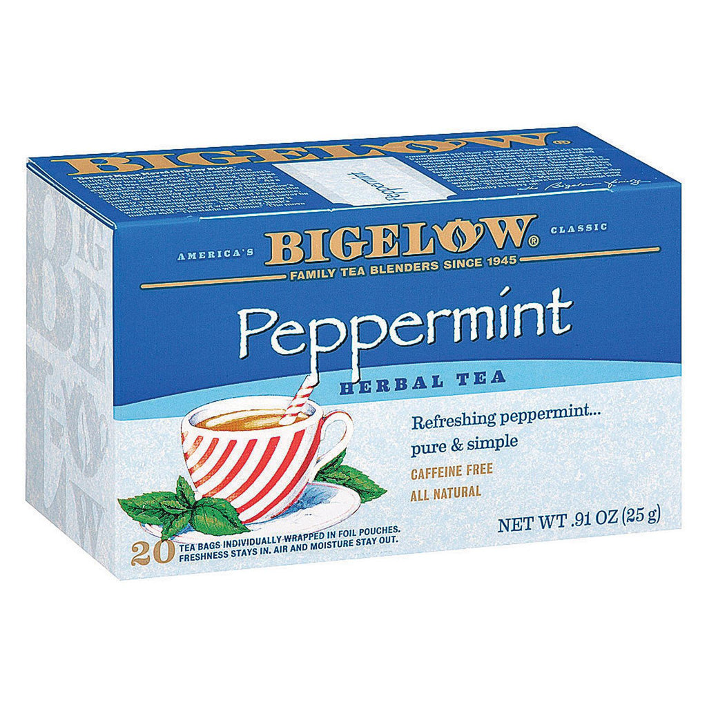 Bigelow Tea Purely Peppermint Tea - Case Of 6 - 20 Bag