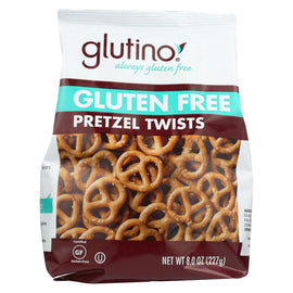 Glutino Pretzel Twists - Case Of 12 - 8 Oz.