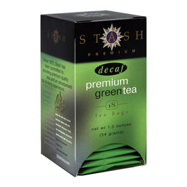 Stash Tea Decaf Tea - Premium Green - Case Of 6 - 18 Bags