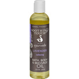 Soothing Touch Bath And Body Oil - Lavender - 8 Oz