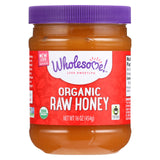 Wholesome Sweeteners Organic Raw Honey - Liquid Sweetener - Case Of 6 - 16 Oz.