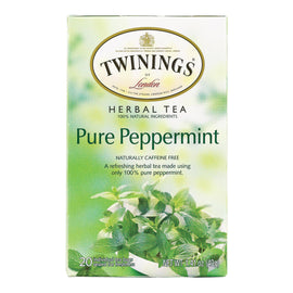 Twining's Tea Jacksons Of Piccadilly Tea - Pure Peppermint - Case Of 6 - 20 Bags
