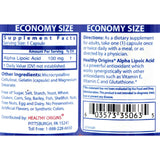 Healthy Origins Alpha Lipoic Acid - 100 Mg - 120 Caps