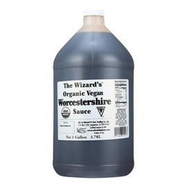 Wizard Organic Sauce - Worcestershire - 128 Oz