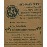 Aloha Bay Palm Wax Tea Lights With Aluminum Holder - 12 Candles
