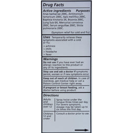 Liddell Homeopathic Cold And Flu Spray - 1 Fl Oz