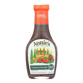 Annie's Naturals Dressing Tuscany Italian - Case Of 6 - 8 Fl Oz.
