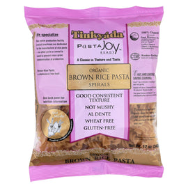 Tinkyada Brown Rice Pasta - Spiral - Case Of 12 - 12 Oz.