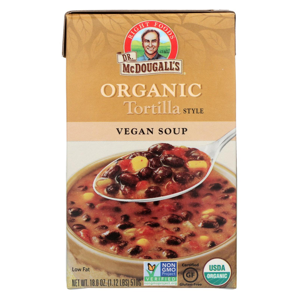 Dr. Mcdougall's Organic Tortilla Soup - Case Of 6 - 18 Oz.