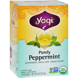 Yogi Tea Purely Peppermint - Caffeine Free - 16 Tea Bags