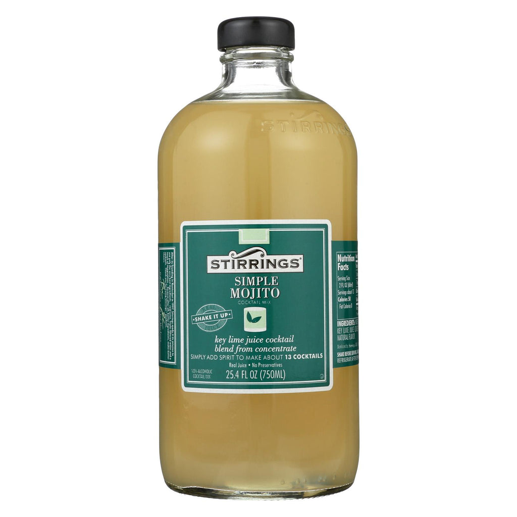 Stirrings Cocktail Mixer - Mojito - Case Of 6 - 750 Ml